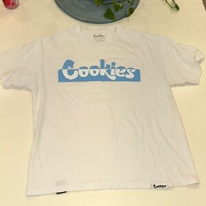 Cookies White and Blue Short Sleeve Tee